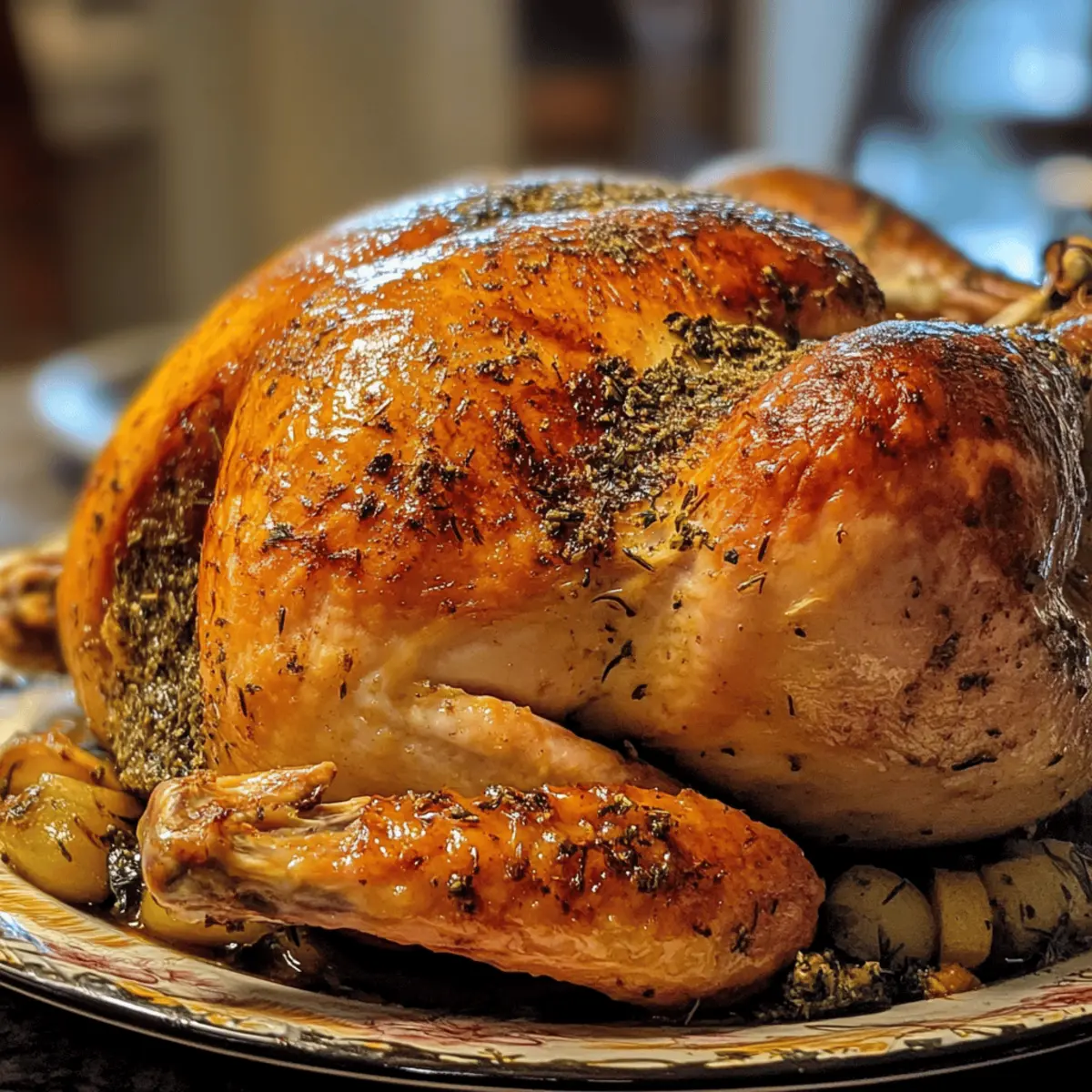 Ultimate Delicious Herb Butter Roast Turkey with Crispy Skin